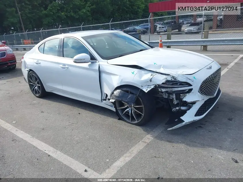 2023 Genesis G70 2.0T Awd VIN: KMTG34TA2PU127094 Lot: 45616240
