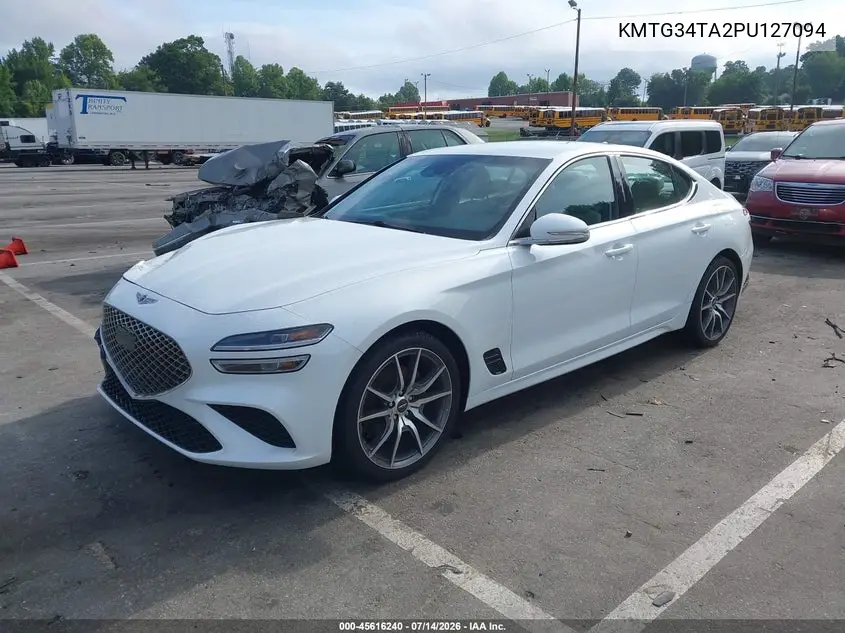 2023 Genesis G70 2.0T Awd VIN: KMTG34TA2PU127094 Lot: 45616240