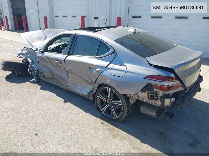 2024 Genesis G70 3.3T Awd Sport Advanced VIN: KMTG54SE5RU136681 Lot: 45248768