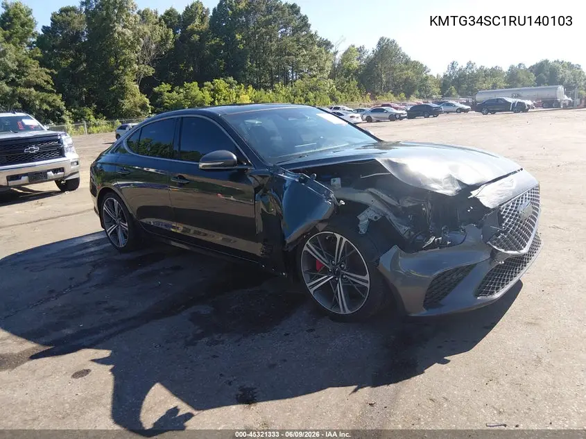 2024 Genesis G70 2.5T Rwd VIN: KMTG34SC1RU140103 Lot: 45321333