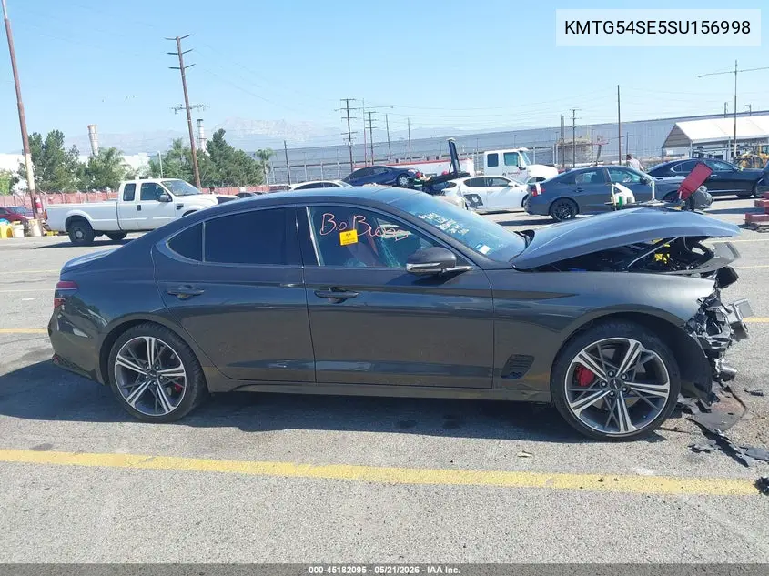 2025 Genesis G70 3.3T Rwd Sport Advanced VIN: KMTG54SE5SU156998 Lot: 45182095