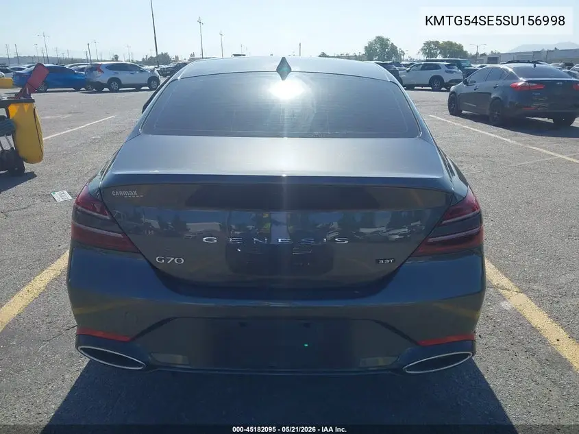 2025 Genesis G70 3.3T Rwd Sport Advanced VIN: KMTG54SE5SU156998 Lot: 45182095