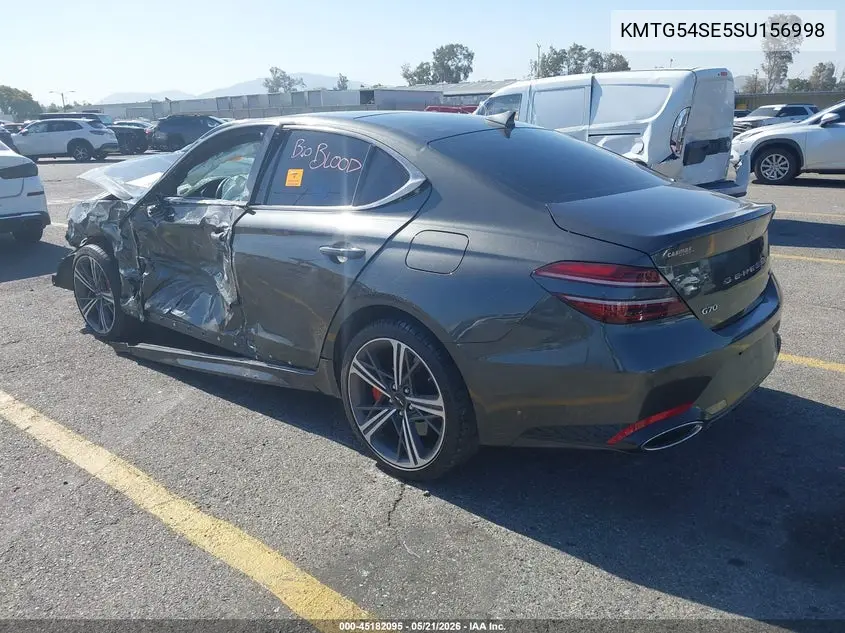 2025 Genesis G70 3.3T Rwd Sport Advanced VIN: KMTG54SE5SU156998 Lot: 45182095