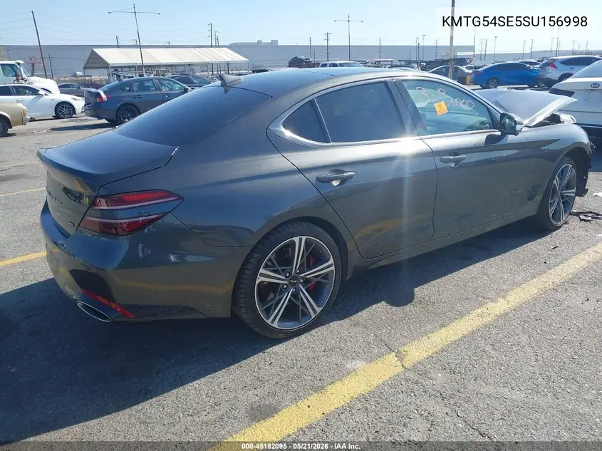 2025 Genesis G70 3.3T Rwd Sport Advanced VIN: KMTG54SE5SU156998 Lot: 45182095