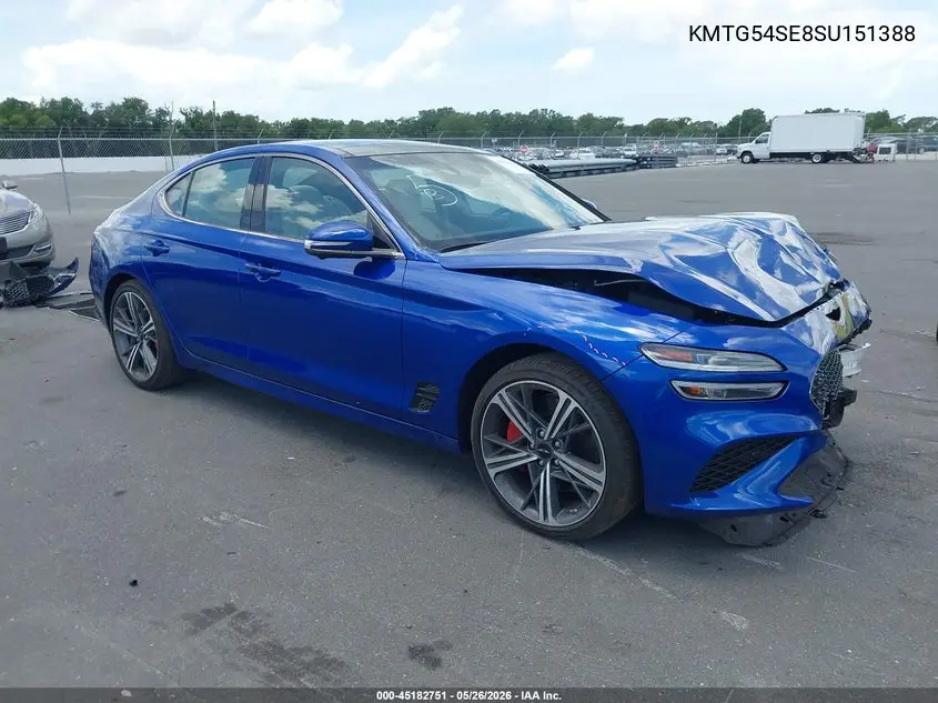 2025 Genesis G70 3.3T Awd Sport Advanced VIN: KMTG54SE8SU151388 Lot: 45182751