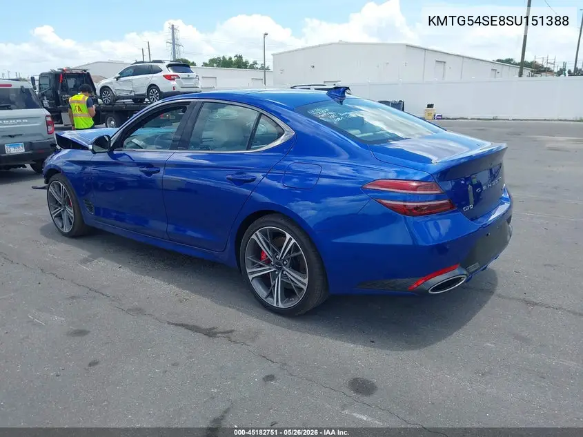 2025 Genesis G70 3.3T Awd Sport Advanced VIN: KMTG54SE8SU151388 Lot: 45182751