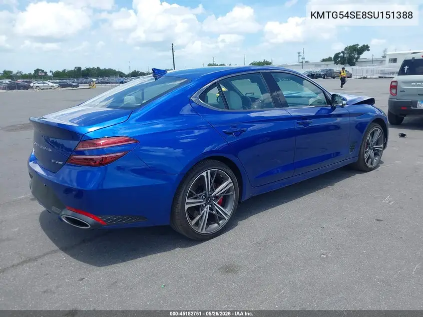 2025 Genesis G70 3.3T Awd Sport Advanced VIN: KMTG54SE8SU151388 Lot: 45182751