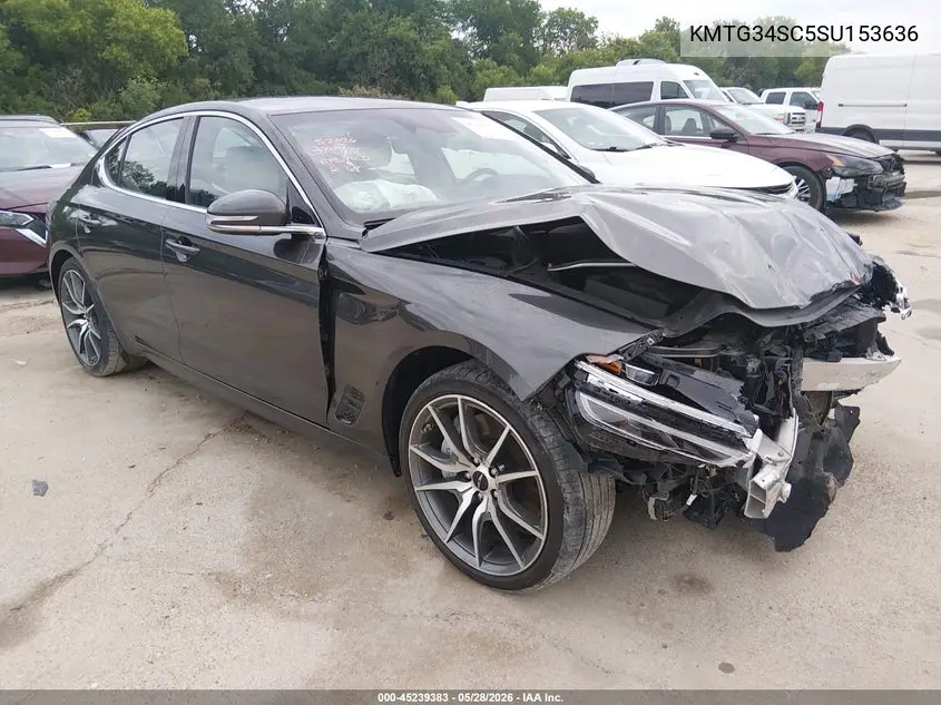 2025 Genesis G70 2.5T Awd VIN: KMTG34SC5SU153636 Lot: 45239383