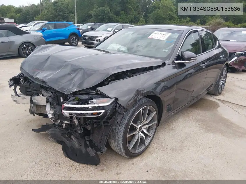 2025 Genesis G70 2.5T Awd VIN: KMTG34SC5SU153636 Lot: 45239383