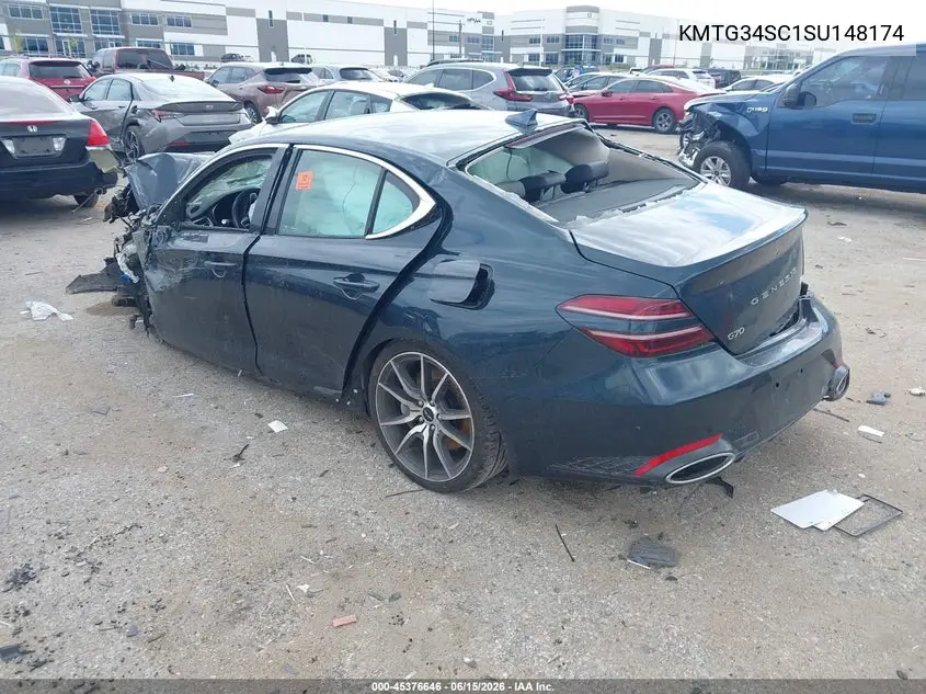 2025 Genesis G70 2.5T Awd VIN: KMTG34SC1SU148174 Lot: 45376646
