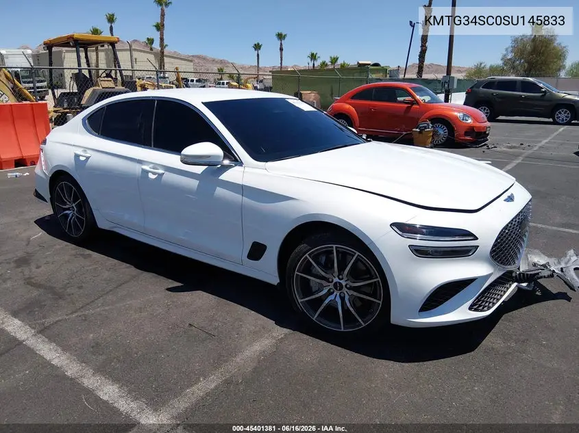 2025 Genesis G70 2.5T Rwd VIN: KMTG34SC0SU145833 Lot: 45401381