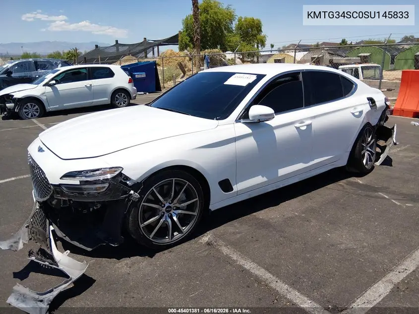 2025 Genesis G70 2.5T Rwd VIN: KMTG34SC0SU145833 Lot: 45401381