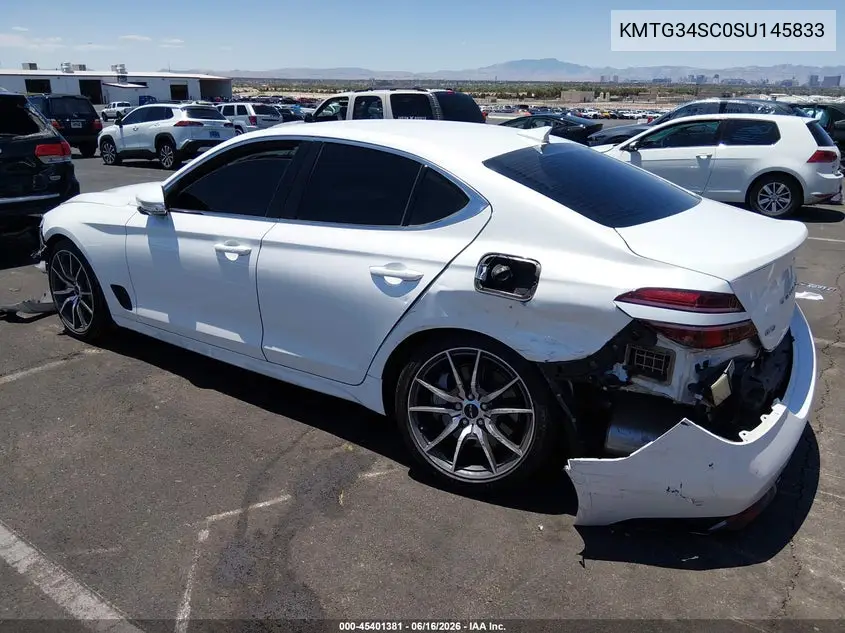 2025 Genesis G70 2.5T Rwd VIN: KMTG34SC0SU145833 Lot: 45401381