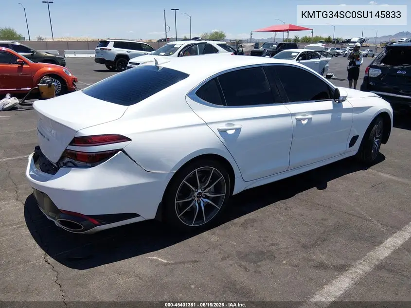 2025 Genesis G70 2.5T Rwd VIN: KMTG34SC0SU145833 Lot: 45401381