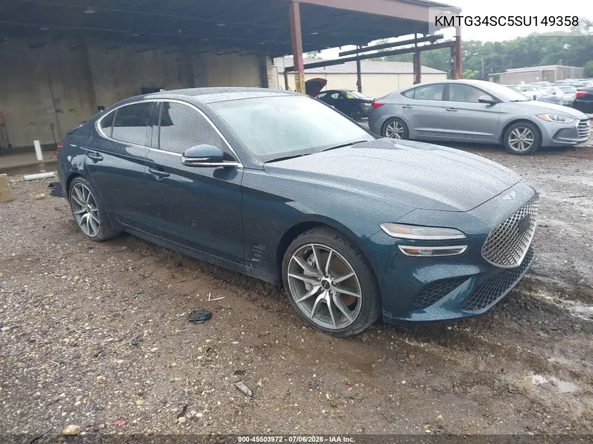 2025 Genesis G70 2.5T Rwd VIN: KMTG34SC5SU149358 Lot: 45503972