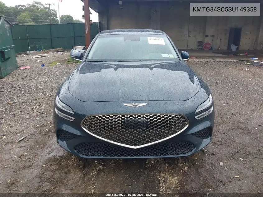 2025 Genesis G70 2.5T Rwd VIN: KMTG34SC5SU149358 Lot: 45503972