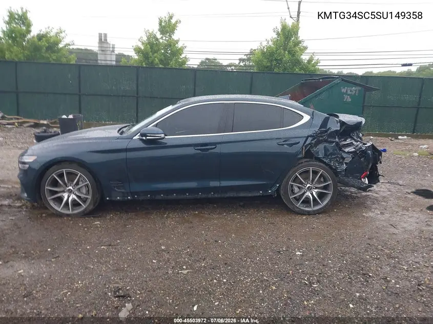 2025 Genesis G70 2.5T Rwd VIN: KMTG34SC5SU149358 Lot: 45503972