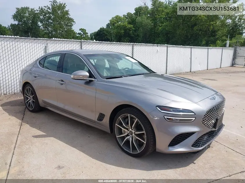 2025 Genesis G70 2.5T Awd VIN: KMTG34SCXSU153681 Lot: 45549008