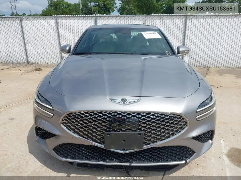 2025 Genesis G70 2.5T Awd VIN: KMTG34SCXSU153681 Lot: 45549008