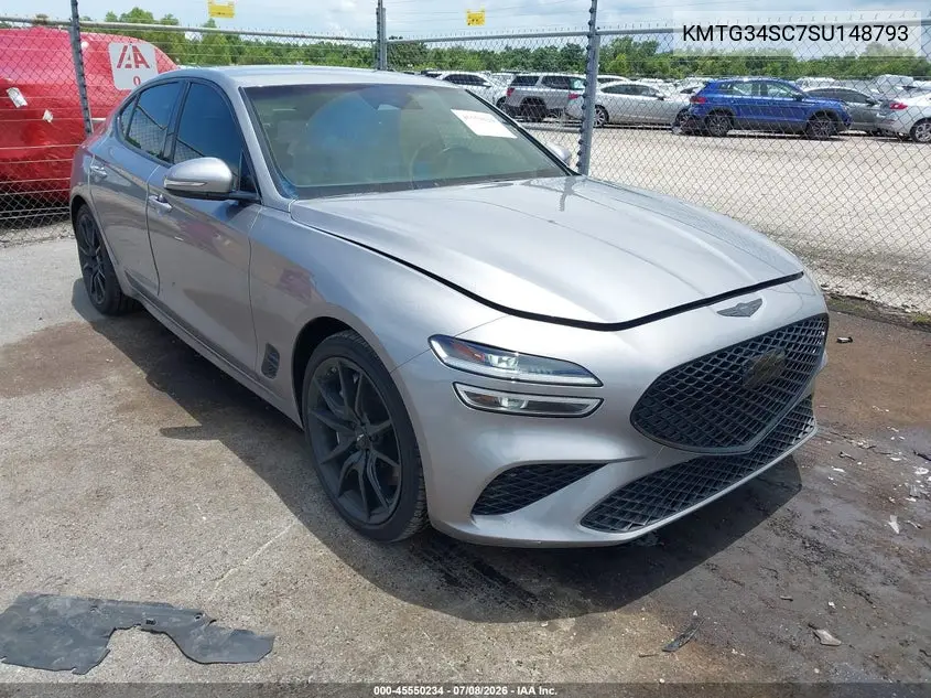 2025 Genesis G70 2.5T Rwd VIN: KMTG34SC7SU148793 Lot: 45550234