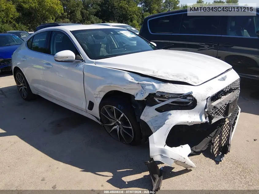 2025 Genesis G70 2.5T Awd VIN: KMTG34SC4SU151215 Lot: 45556338