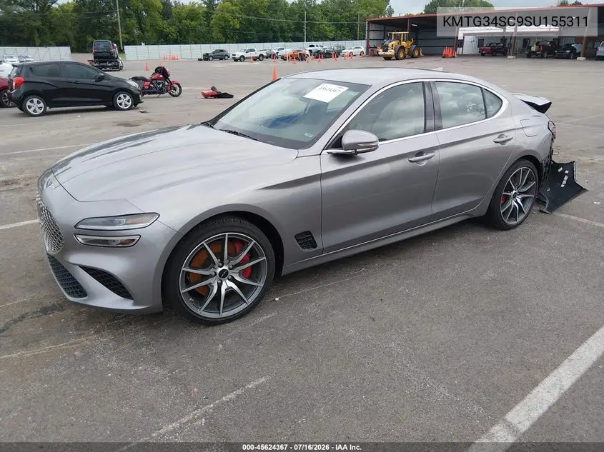 2025 Genesis G70 2.5T Rwd VIN: KMTG34SC9SU155311 Lot: 45624367