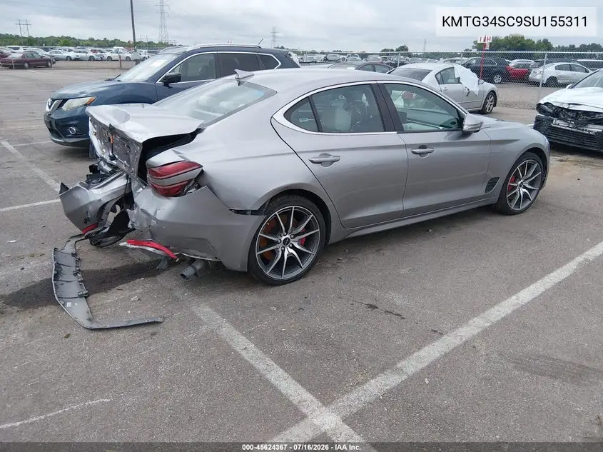 2025 Genesis G70 2.5T Rwd VIN: KMTG34SC9SU155311 Lot: 45624367