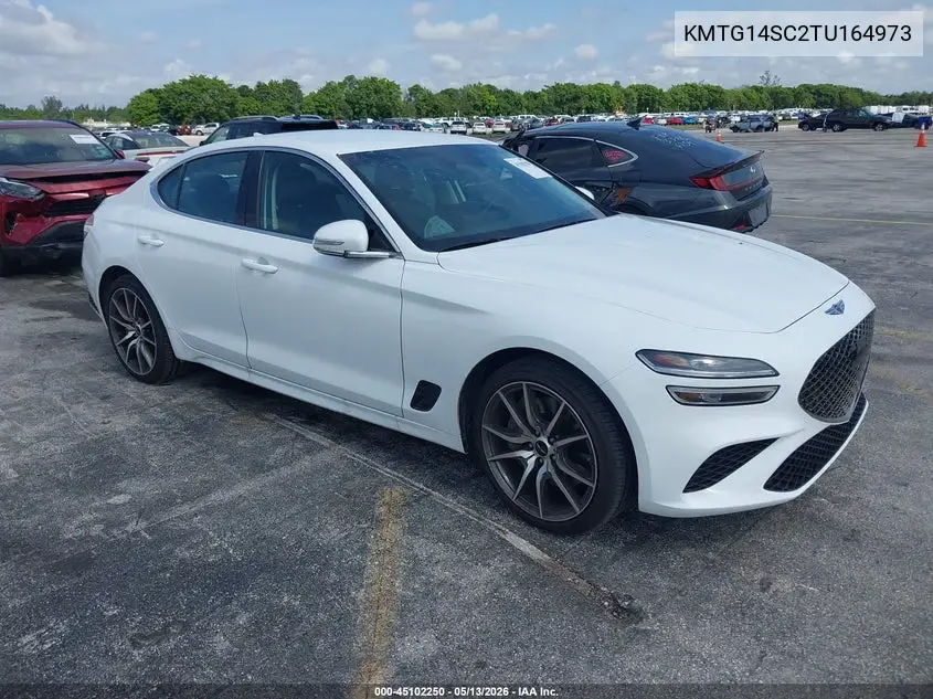 2026 Genesis G70 2.5T Rwd VIN: KMTG14SC2TU164973 Lot: 45102250
