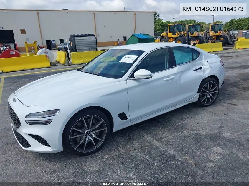 2026 Genesis G70 2.5T Rwd VIN: KMTG14SC2TU164973 Lot: 45102250