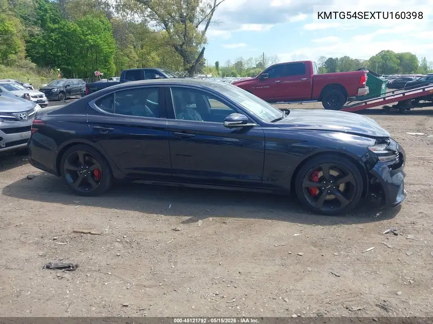 2026 Genesis G70 3.3T Awd Sport Prestige VIN: KMTG54SEXTU160398 Lot: 45121792
