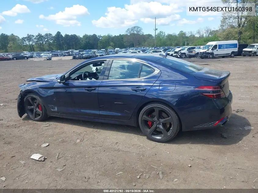 2026 Genesis G70 3.3T Awd Sport Prestige VIN: KMTG54SEXTU160398 Lot: 45121792