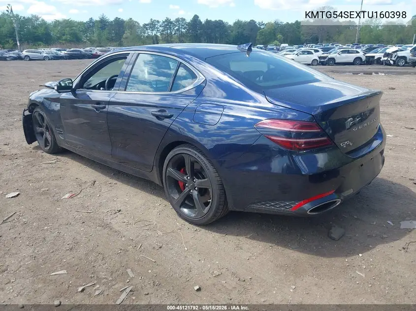 2026 Genesis G70 3.3T Awd Sport Prestige VIN: KMTG54SEXTU160398 Lot: 45121792