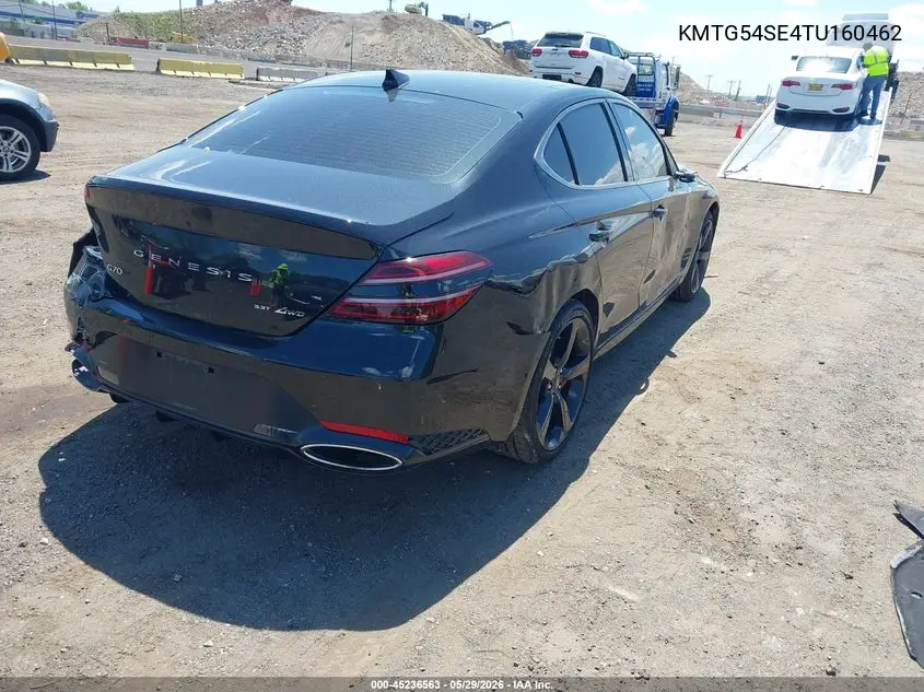 2026 Genesis G70 3.3T Awd Sport Prestige VIN: KMTG54SE4TU160462 Lot: 45236563