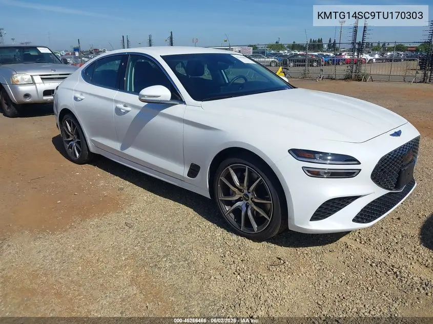 2026 Genesis G70 2.5T Rwd VIN: KMTG14SC9TU170303 Lot: 45266466
