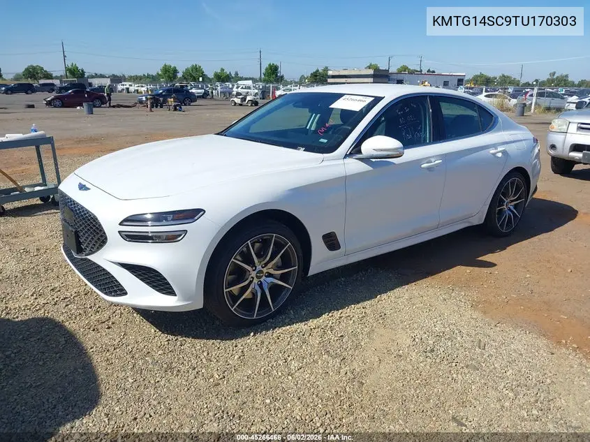 2026 Genesis G70 2.5T Rwd VIN: KMTG14SC9TU170303 Lot: 45266466