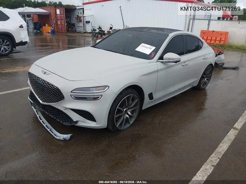 2026 Genesis G70 2.5T Awd Prestige VIN: KMTG34SC4TU171269 Lot: 45416392