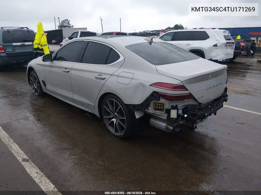 2026 Genesis G70 2.5T Awd Prestige VIN: KMTG34SC4TU171269 Lot: 45416392