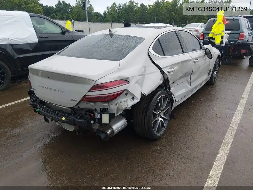 2026 Genesis G70 2.5T Awd Prestige VIN: KMTG34SC4TU171269 Lot: 45416392