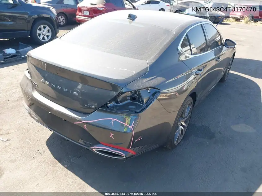 2026 Genesis G70 2.5T Awd VIN: KMTG64SC4TU170470 Lot: 45557834