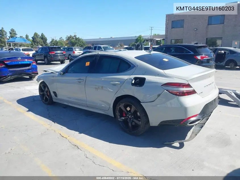 2026 Genesis G70 3.3T Rwd Sport Prestige VIN: KMTG44SE9TU160203 Lot: 45640002