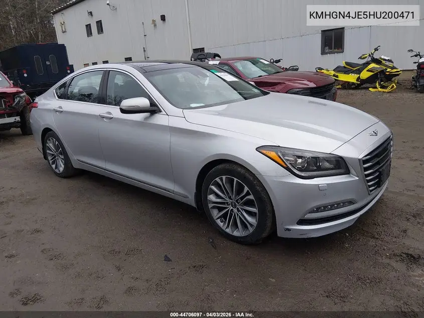 2017 Genesis G80 3.8 VIN: KMHGN4JE5HU200471 Lot: 44706097