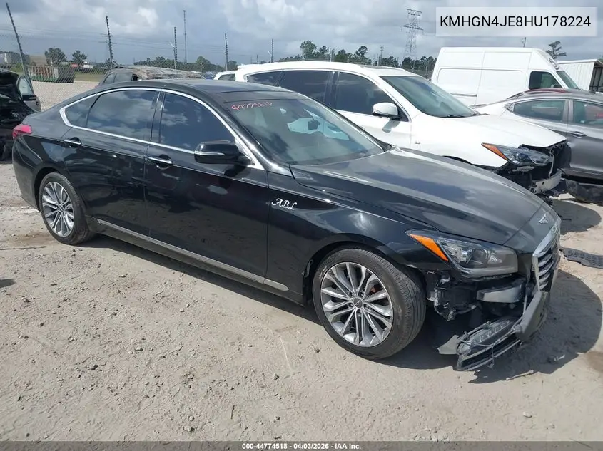 2017 Genesis G80 3.8 VIN: KMHGN4JE8HU178224 Lot: 44774518
