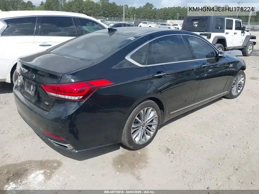 2017 Genesis G80 3.8 VIN: KMHGN4JE8HU178224 Lot: 44774518
