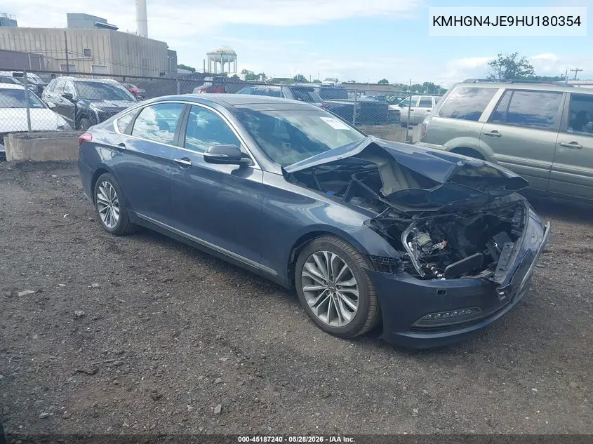 2017 Genesis G80 3.8 VIN: KMHGN4JE9HU180354 Lot: 45187240
