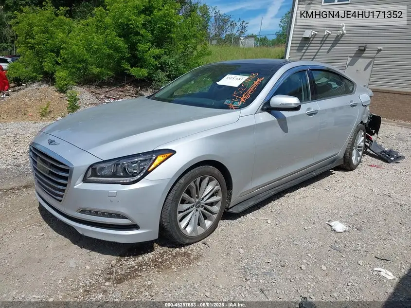2017 Genesis G80 3.8 VIN: KMHGN4JE4HU171352 Lot: 45257683