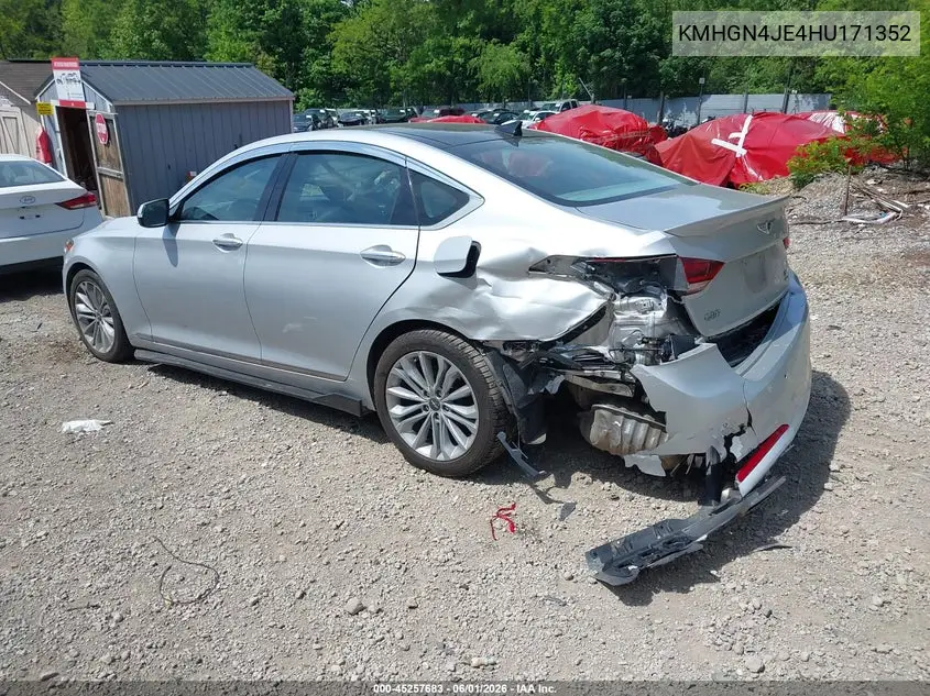 2017 Genesis G80 3.8 VIN: KMHGN4JE4HU171352 Lot: 45257683