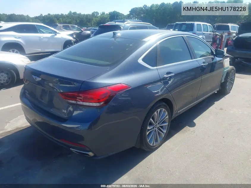 2017 Genesis G80 3.8 VIN: KMHGN4JE5HU178228 Lot: 45279783