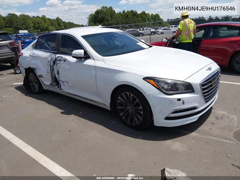2017 Genesis G80 3.8 VIN: KMHGN4JE9HU176546 Lot: 45290060
