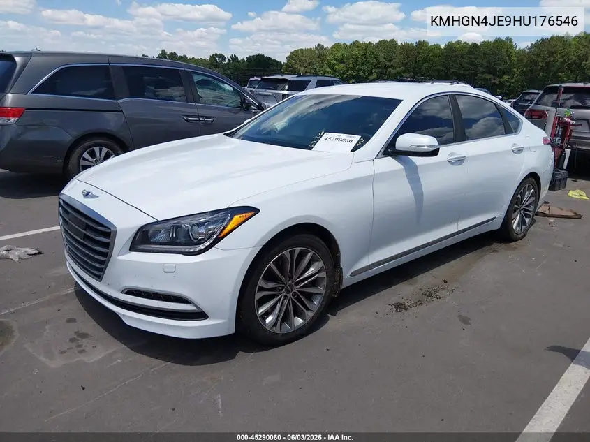 2017 Genesis G80 3.8 VIN: KMHGN4JE9HU176546 Lot: 45290060