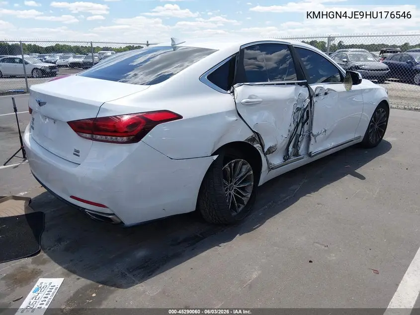 2017 Genesis G80 3.8 VIN: KMHGN4JE9HU176546 Lot: 45290060